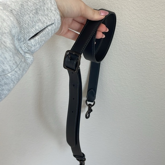 Coach Rogue 20 purse bag Black Pewter pebbled leather Basically New! 🏷️🖤 - Picture 11 of 15